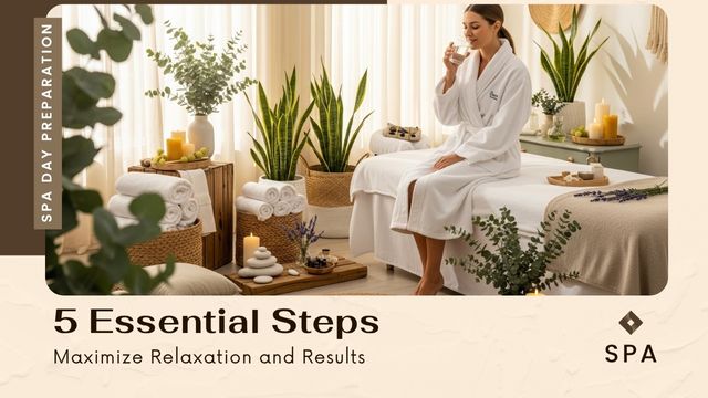 SPA DAY PREPARATION: 5 ESSENTIAL STEPS TO MAXIMIZE RELAXATION AND RESULTS 3 spa day preparation guide