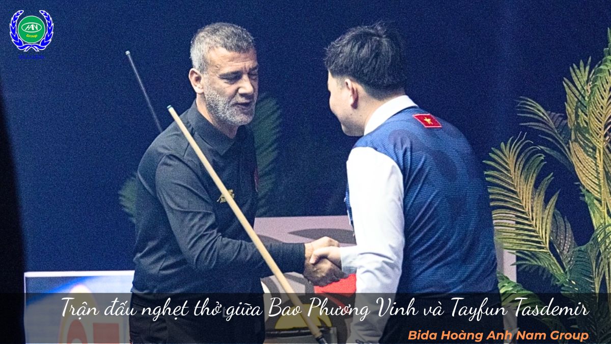 Trận đấu nghẹt thở giữa Bao Phương Vinh và Tayfun Tasdemir