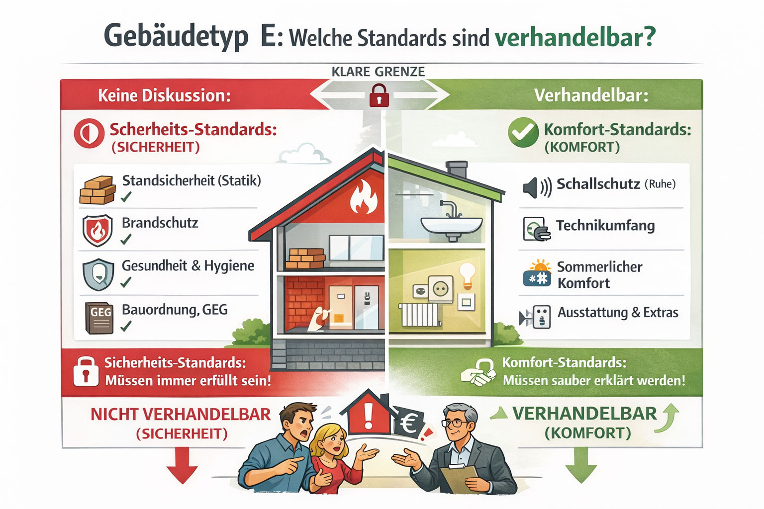 Gebäudetyp E - was ist verhandelbar, was nicht
