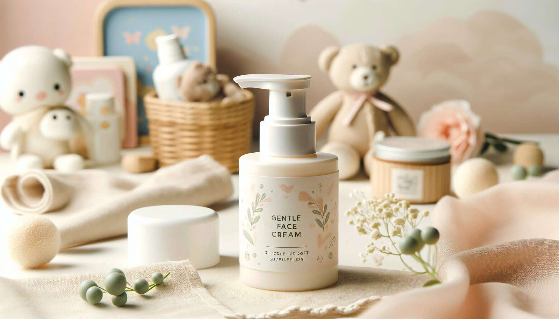 gentle baby face cream for soft and supple skin