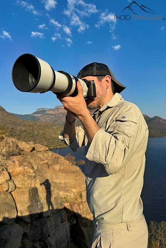 Fotograf Florian Westermann mit dem Sony 100-400 Objektiv