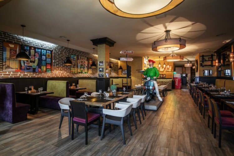 il-calcio-romancierilor restaurant cu loc de joaca