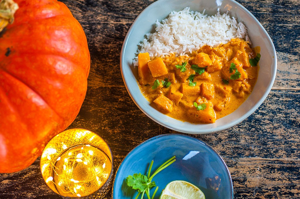 Curry végétarien au potiron