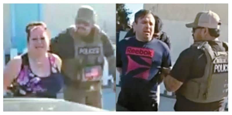 ICE detainees without records: Yolanda Perez and her son, Jonathan Tejeda-Perez, arrested by ICE agents in El Monte on February 24.