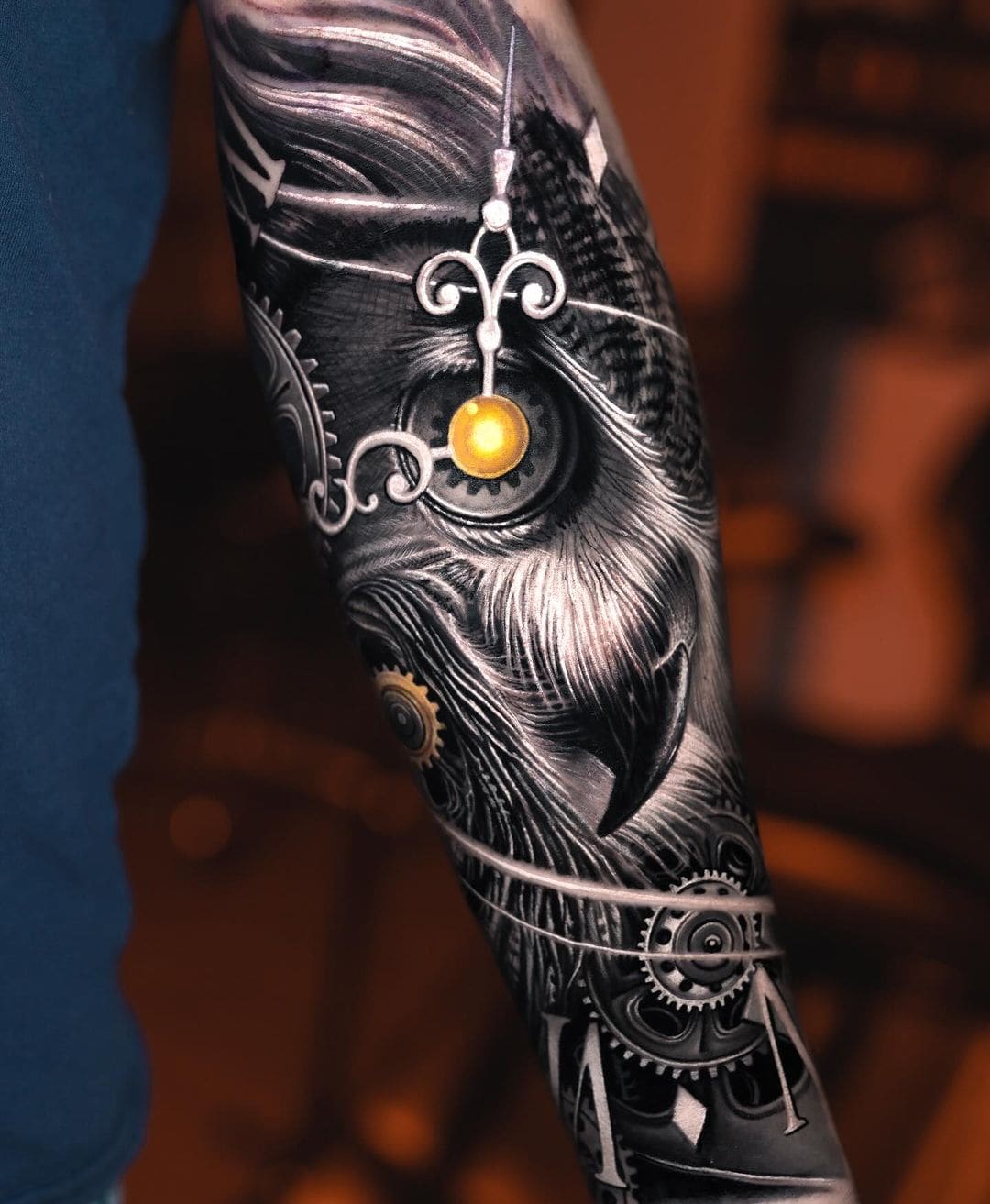 Black Ink, Color Flair: Tattoos That Pop