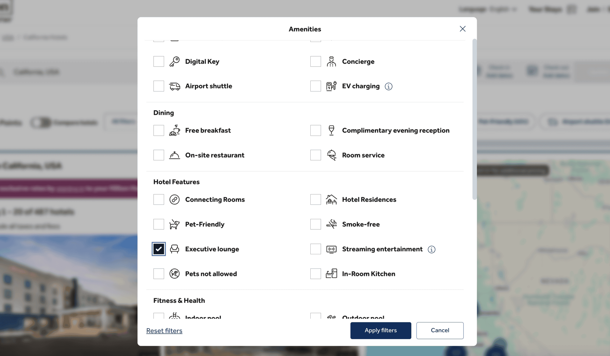 Hilton Executive Lounges: Access, Locations & Benefits 4 search for hotels with the “Executive lounge”