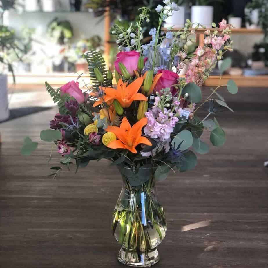 flowers in a vase