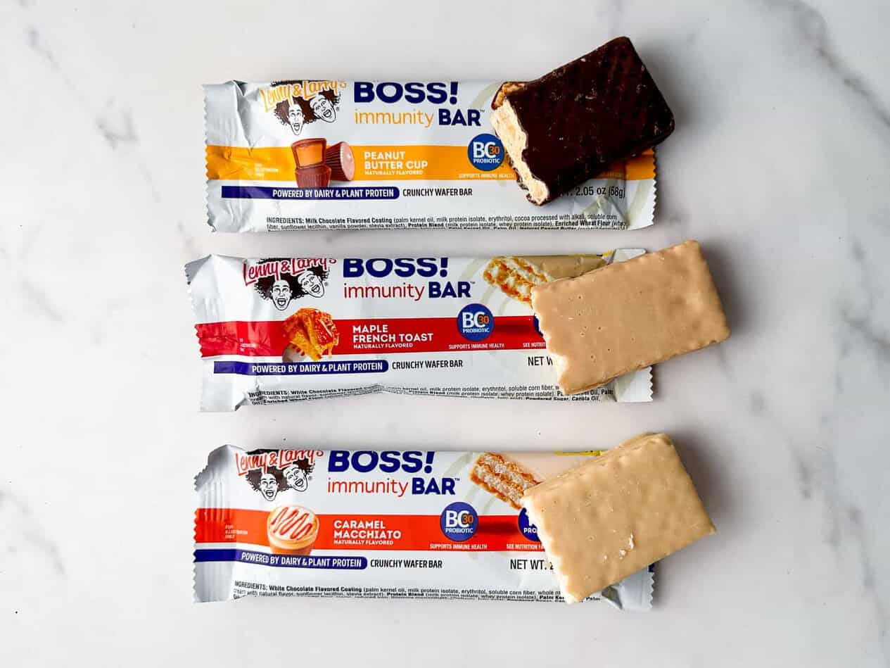 REVIEW: Lenny & Larry's The BOSS! Immunity Bars (Wafer Protein Bars ...