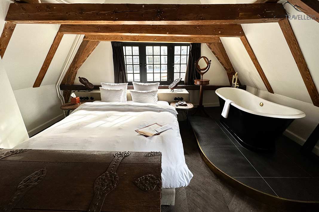 Ein Zimmer im historischen Hotel The Craftsmen in Amsterdam