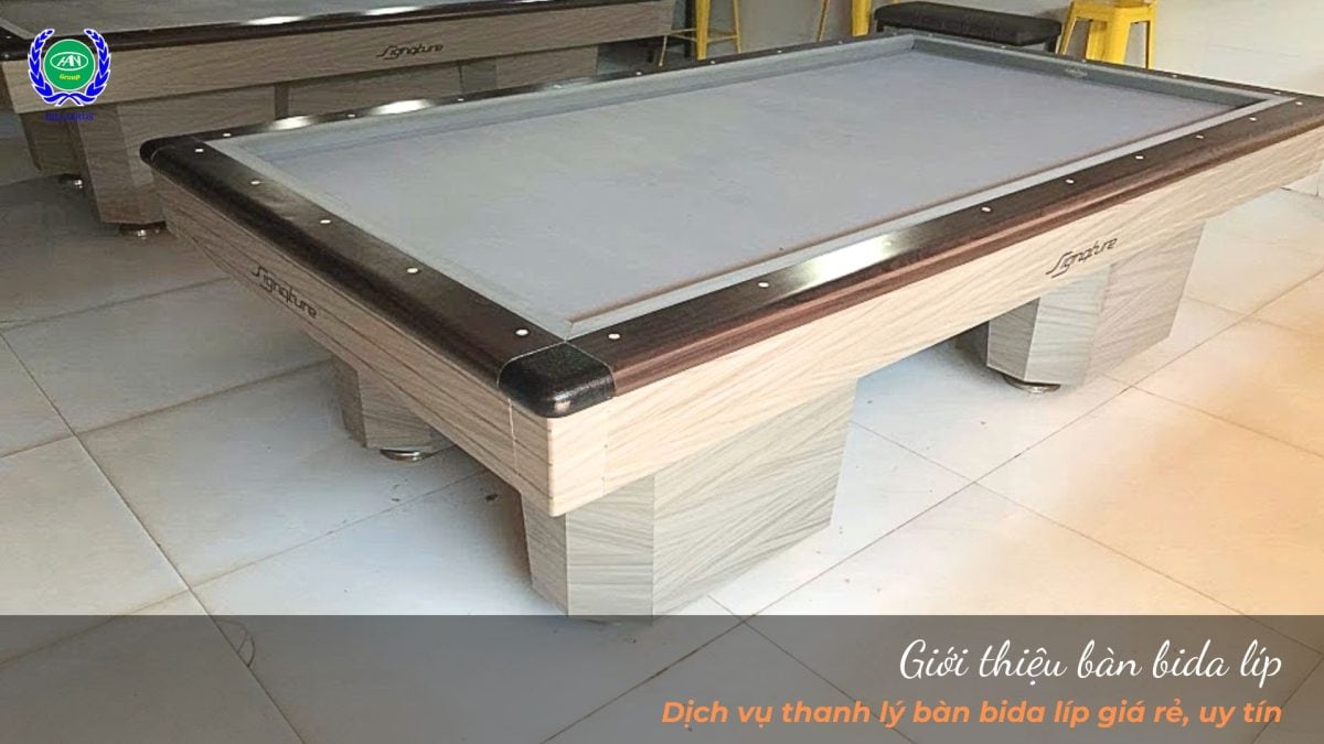 Bàn bida líp cũ giá rẻ tại Bida Hoàng Anh Nam Group có gì đặc biệt?