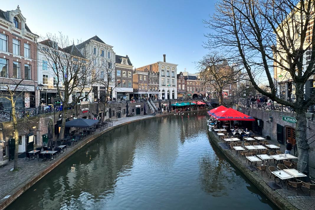 Die Oudegracht in Utrecht