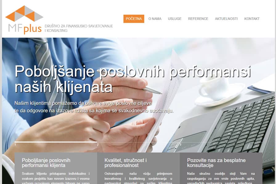 MF-Plus-d.o.o.-Sarajevo Poboljšanje poslovnih performansi klijenata kroz SEO i web razvoj.