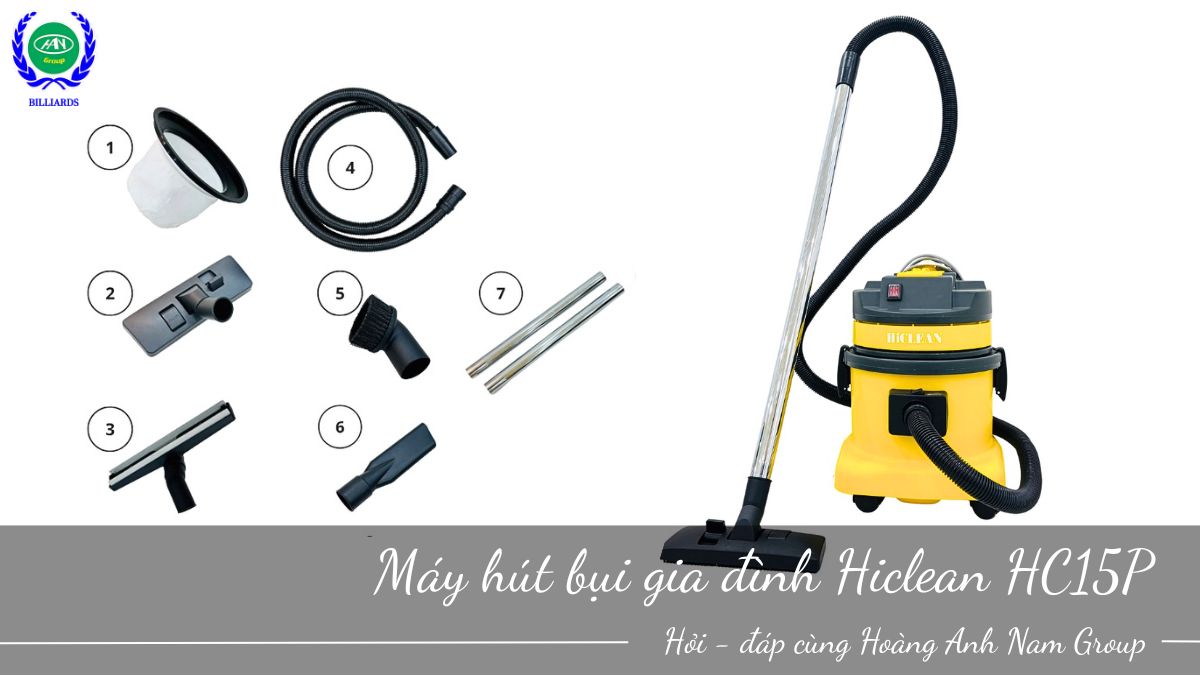 Máy hút bụi gia đình HiClean HC15P