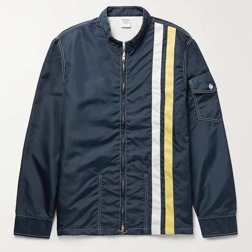 Mens Birdwell Le Mans Racing Jacket in Navy Blue : UK Outlet at SEIKK 