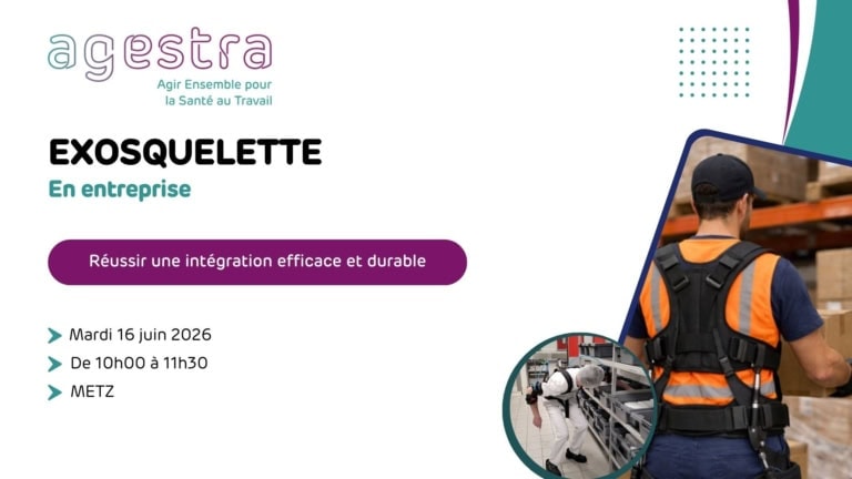 Le 16 juin à Metz – Exosquelettes en entreprise : réussir une intégration efficace et durable