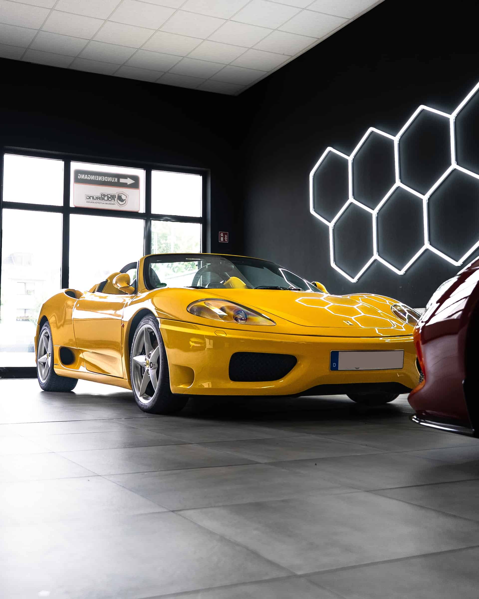 Ferrari F360 Detailing Fahrzeugaufbereitung