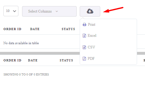Export WooCommerce billing and shipping report