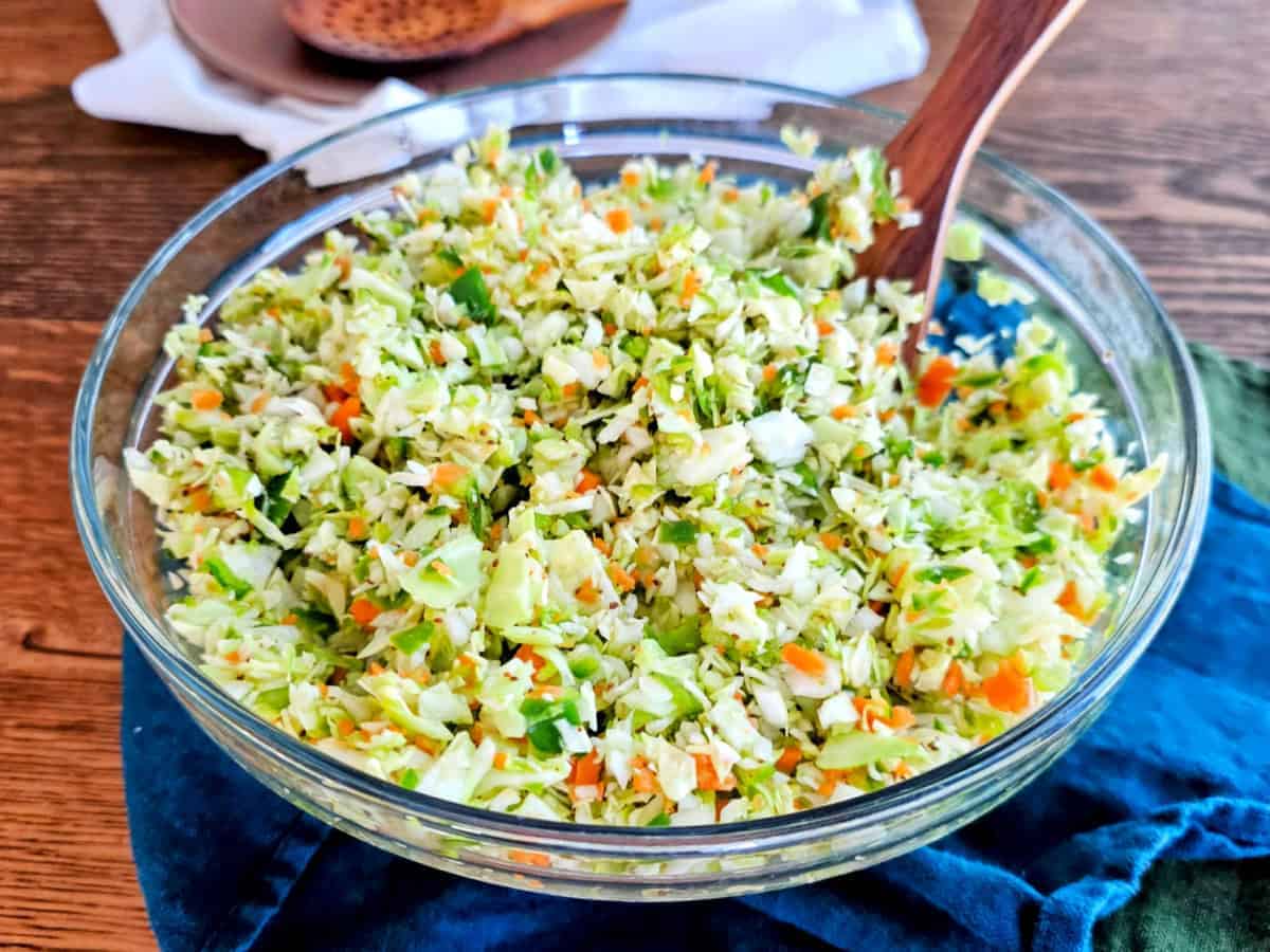 Bowl of Pennsylvania Dutch Pepper Cabbage