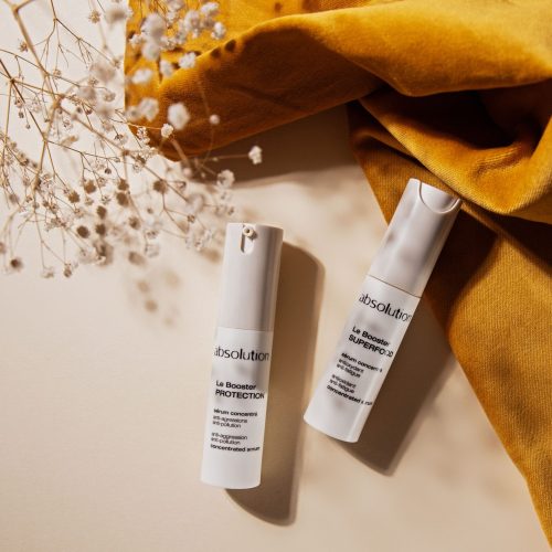 Absolution cosmetica merk met luxe huidverzorgingsproducten.