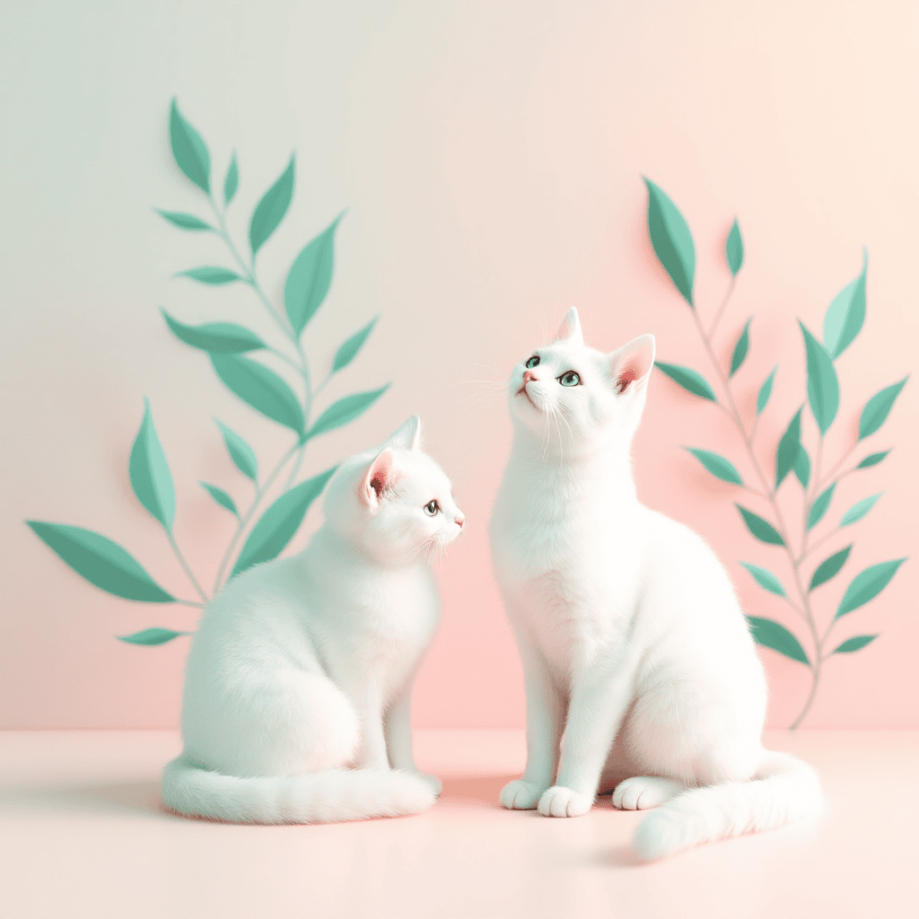 images of two cats. Climate Change Fiction