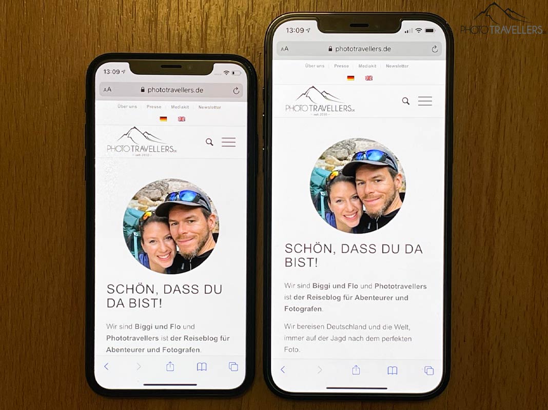 Größenvergleich Display iphone Xs gegen iPhone 12 Pro Max