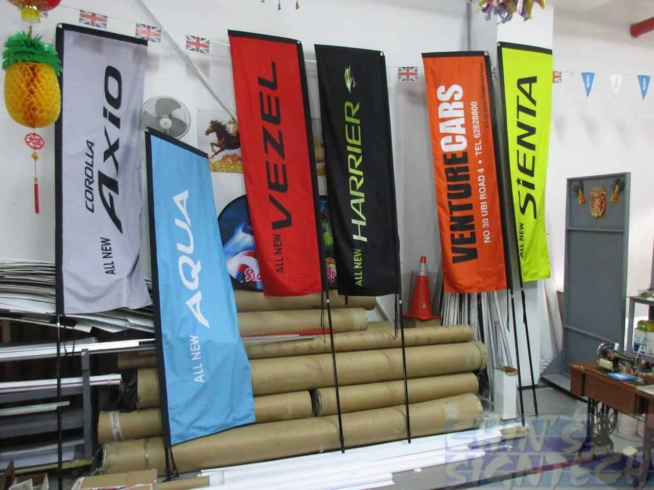 6 Colour medium size rectangle block flags 6 Colour medium size rectangle block flags