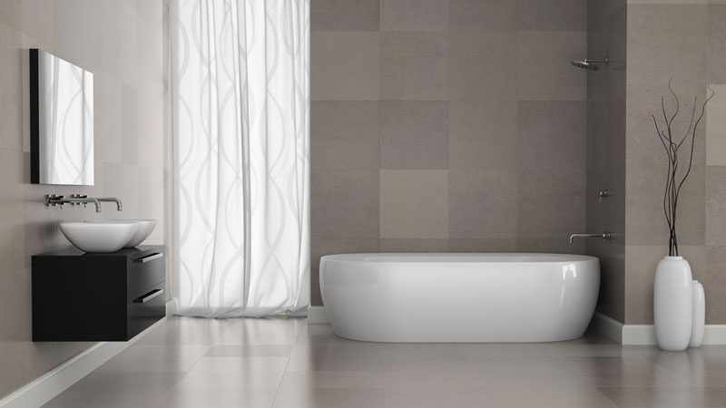 Moderne Badgestaltung 2022 – Ideen und Beispiele badewanne-badezimmer-1