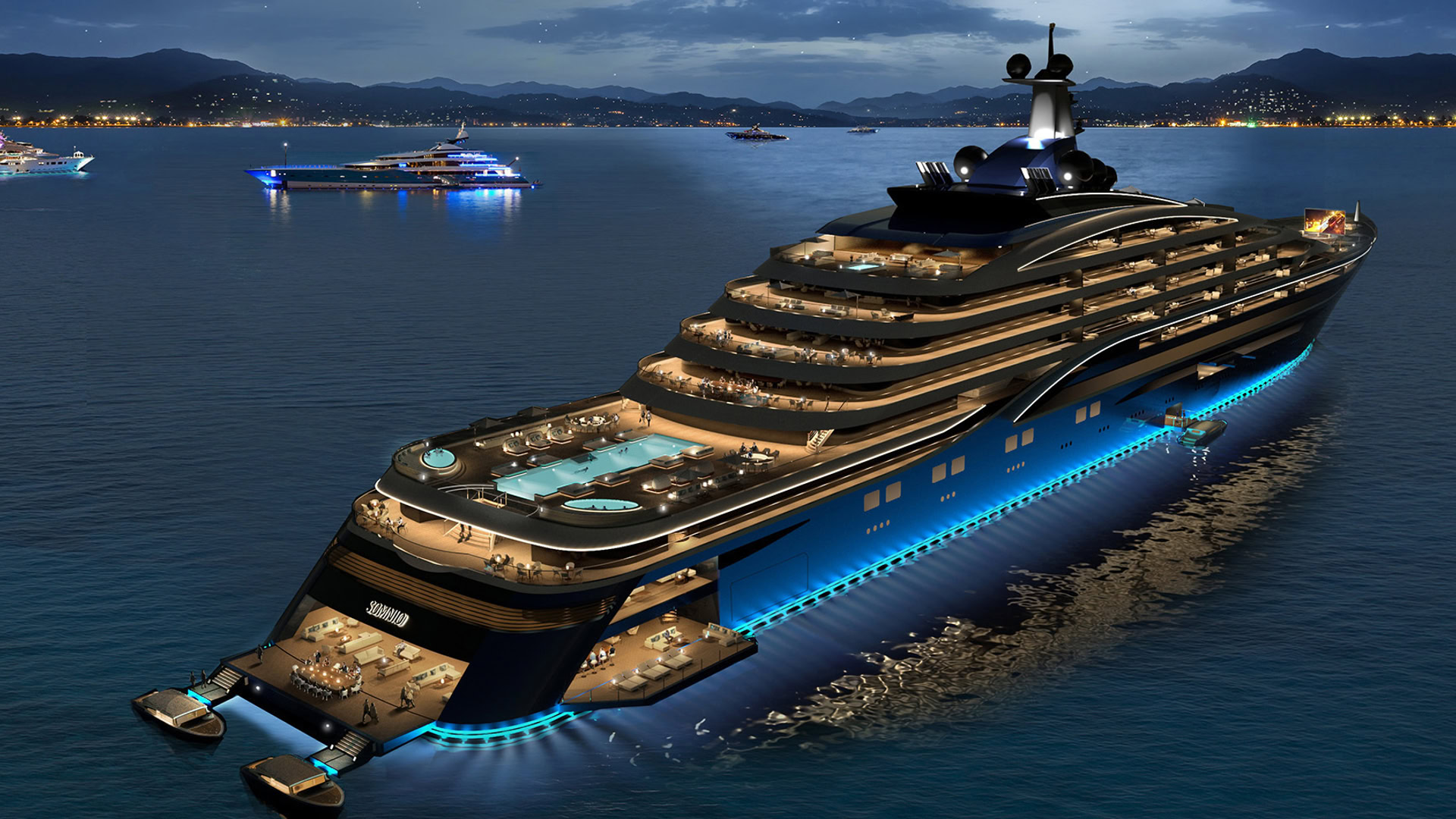 First Look: $15 Million Apartments Aboard The Worldโs Largest Superyacht