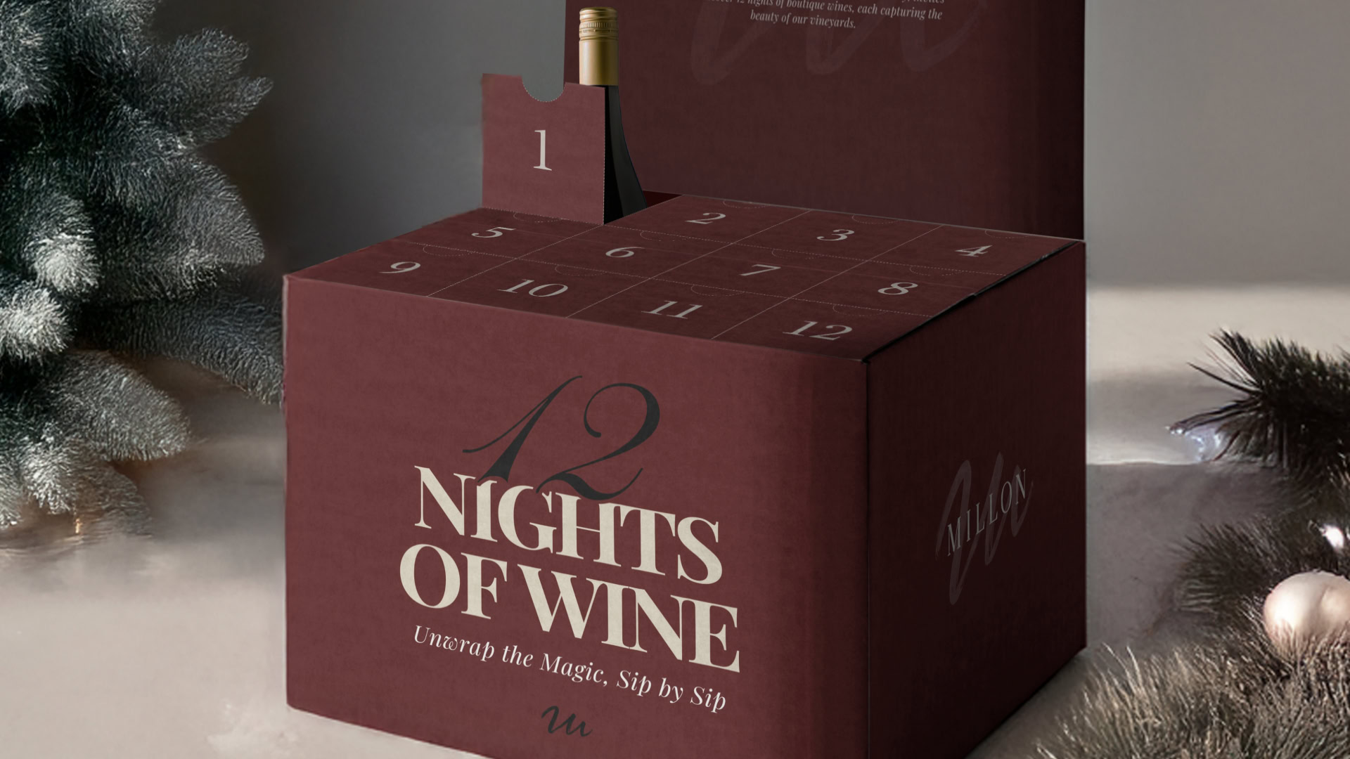 This Wine Bottle Advent Calendar Is Your Hack To Holiday Hosting