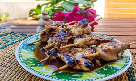 Brochette de lapin Yakitori