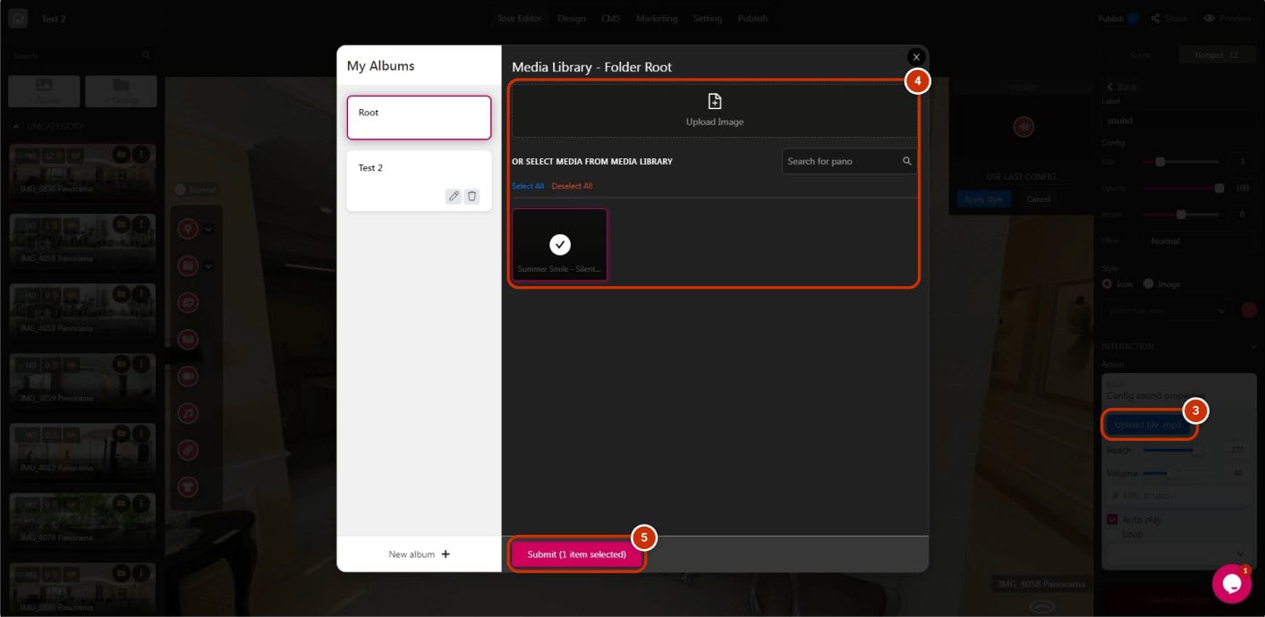 Edit hotspot sound 4