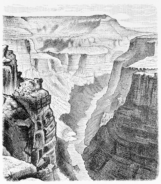 Coloroad River Vintage Illustration_100879054