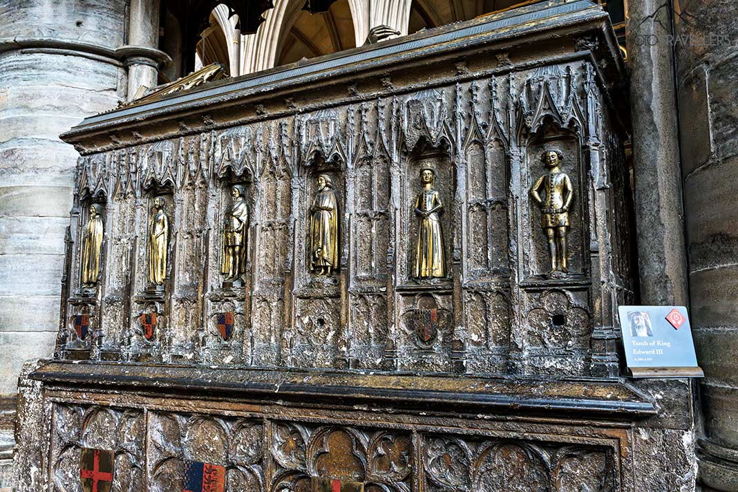Grab von Edward III in Westminster Abbey, London