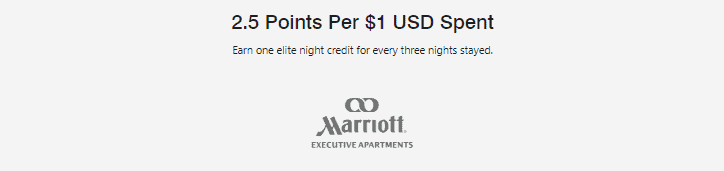 How Do Marriott Bonvoy Points Work: A Simple Explanation 4 Earn 2.5 points per dollar spent on qualifying charges for stays at Marriott Executive Apartments