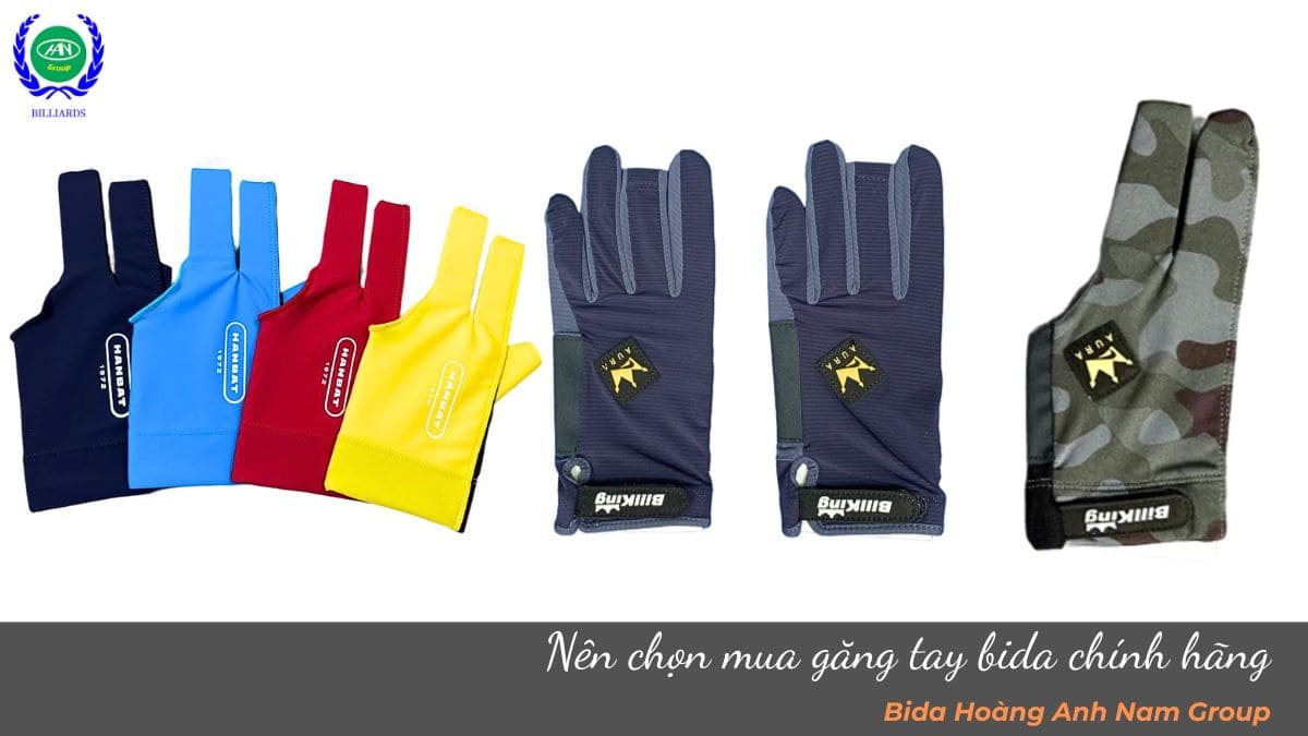 Nên chọn mua găng tay bida chính hãng