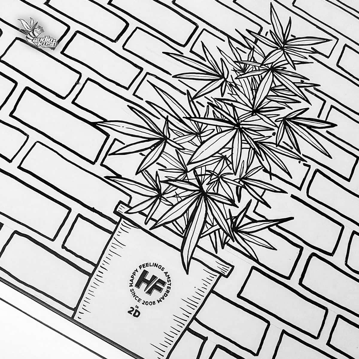 Amsterdam - Happy Feelings - New 2d Coffeeshop Experience Inside 3 2d weed plant