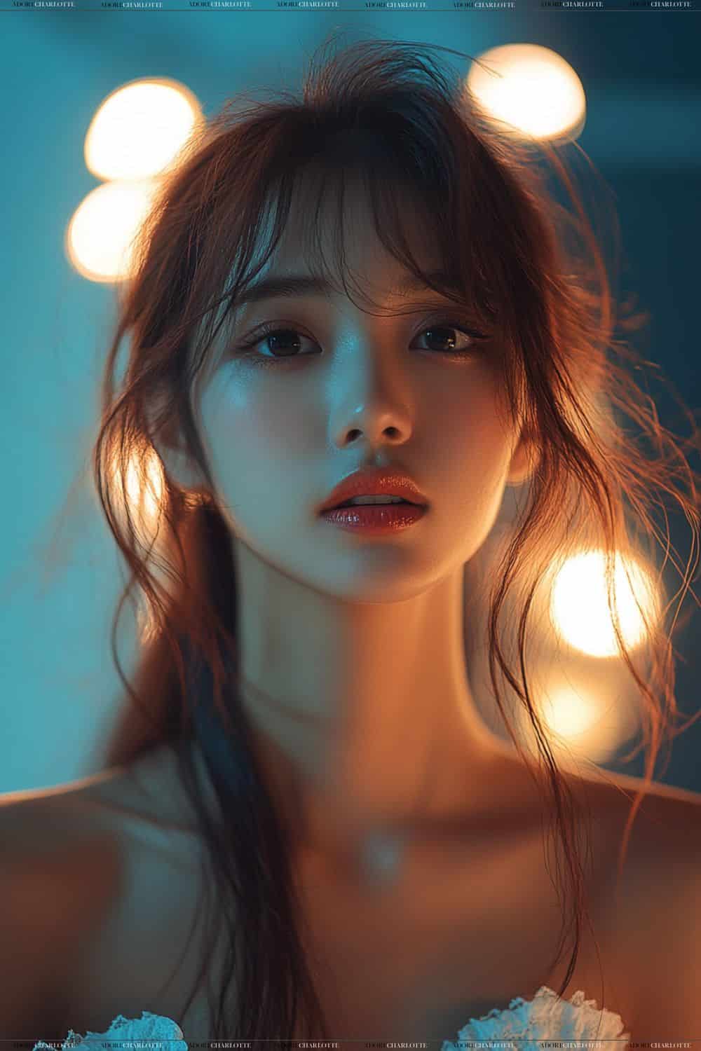 Half-Up, Half-Down Hairstyles for Women with Round Faces