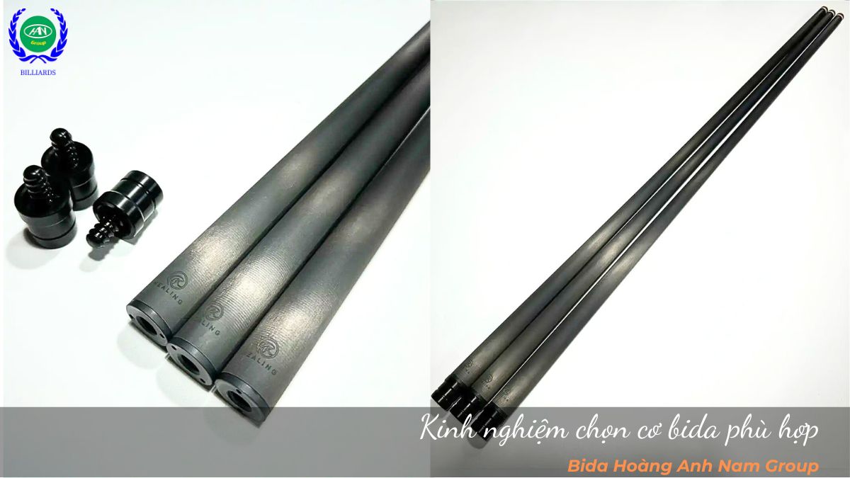 Kinh nghiệm chọn cơ bida phù hợp