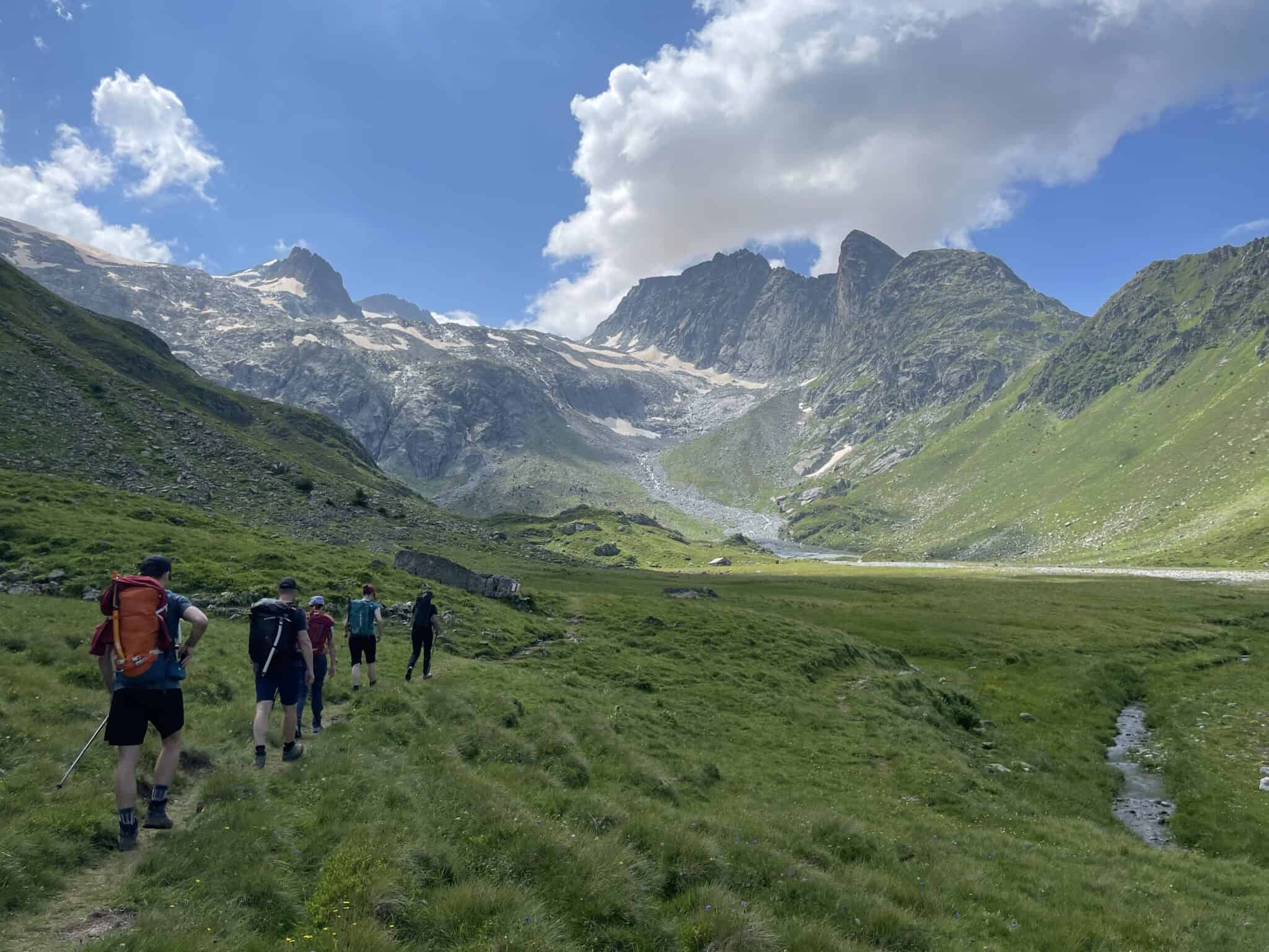 Zustieg zur Terrihüte und zum Piz Medel