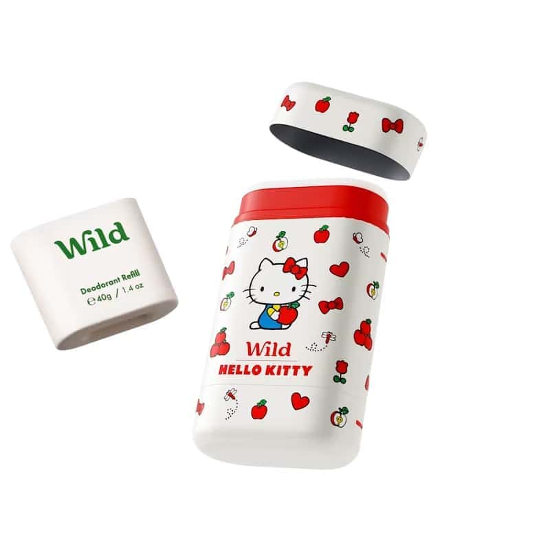 Wild x Hello Kitty refillable deodorant case