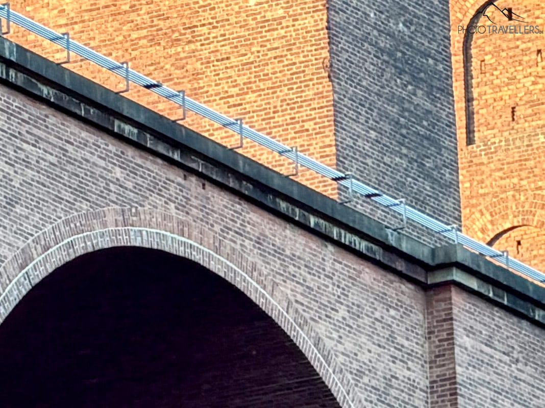 Detailaufnahme der Göltzschtalbrücke (100-Prozent-Ausschnitt)