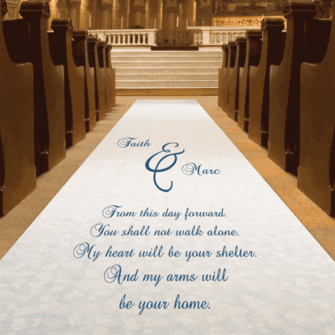 Wedding Aisle Runners singapore