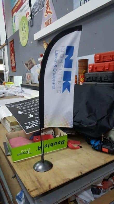 Mini Feather flag table flag