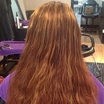 Client getting hair colored at Niagara Falls hair salon LJ Hair Design