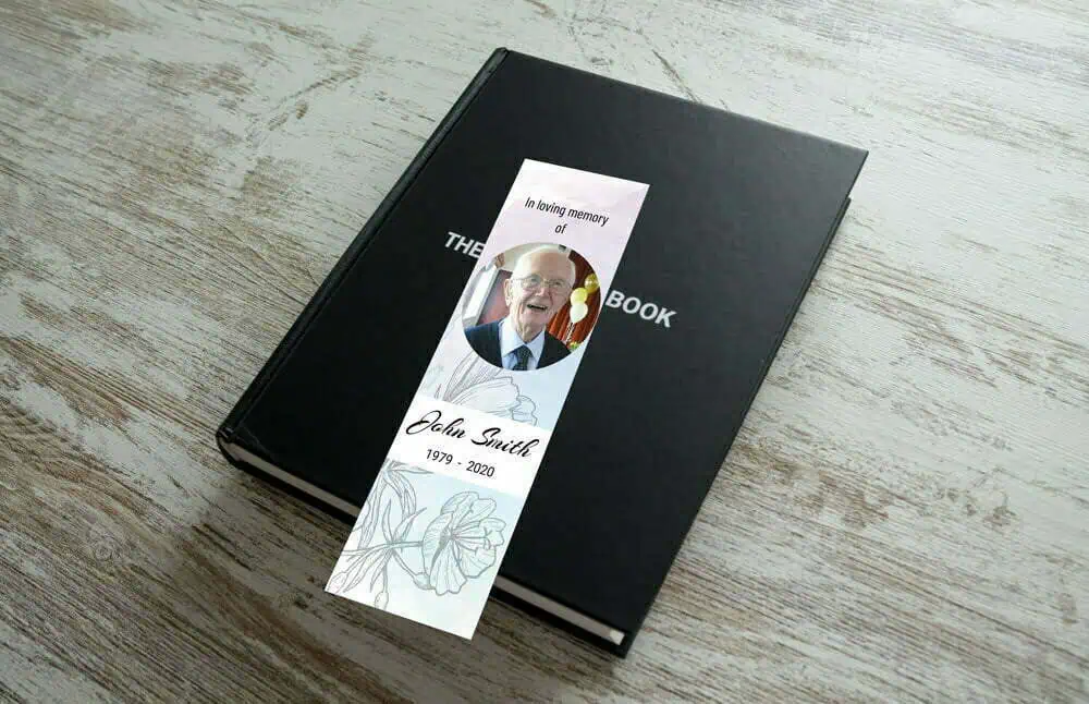 bookmark memorial picture idea
