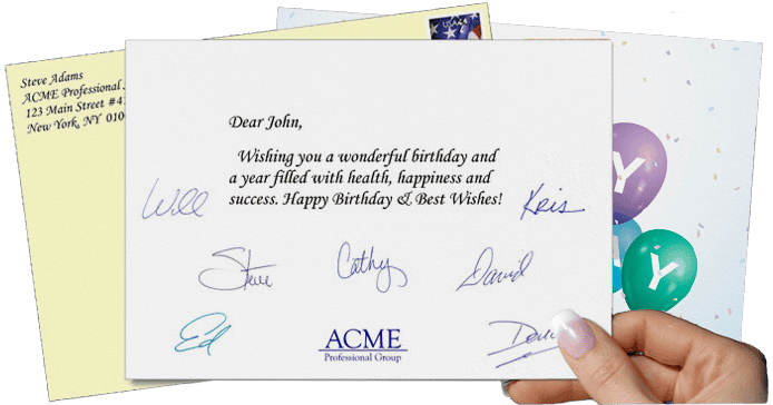corporate birthday cards