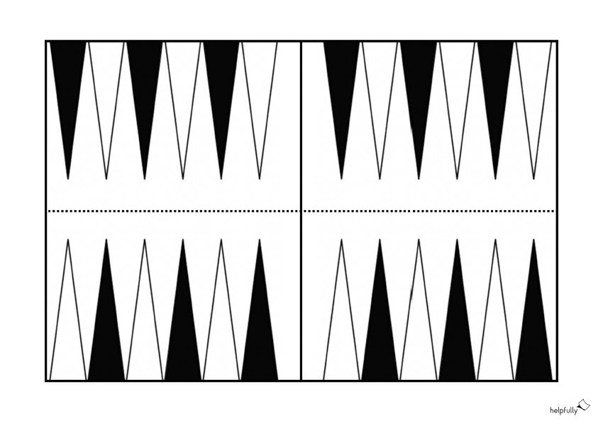 Backgammon zum Ausdrucken