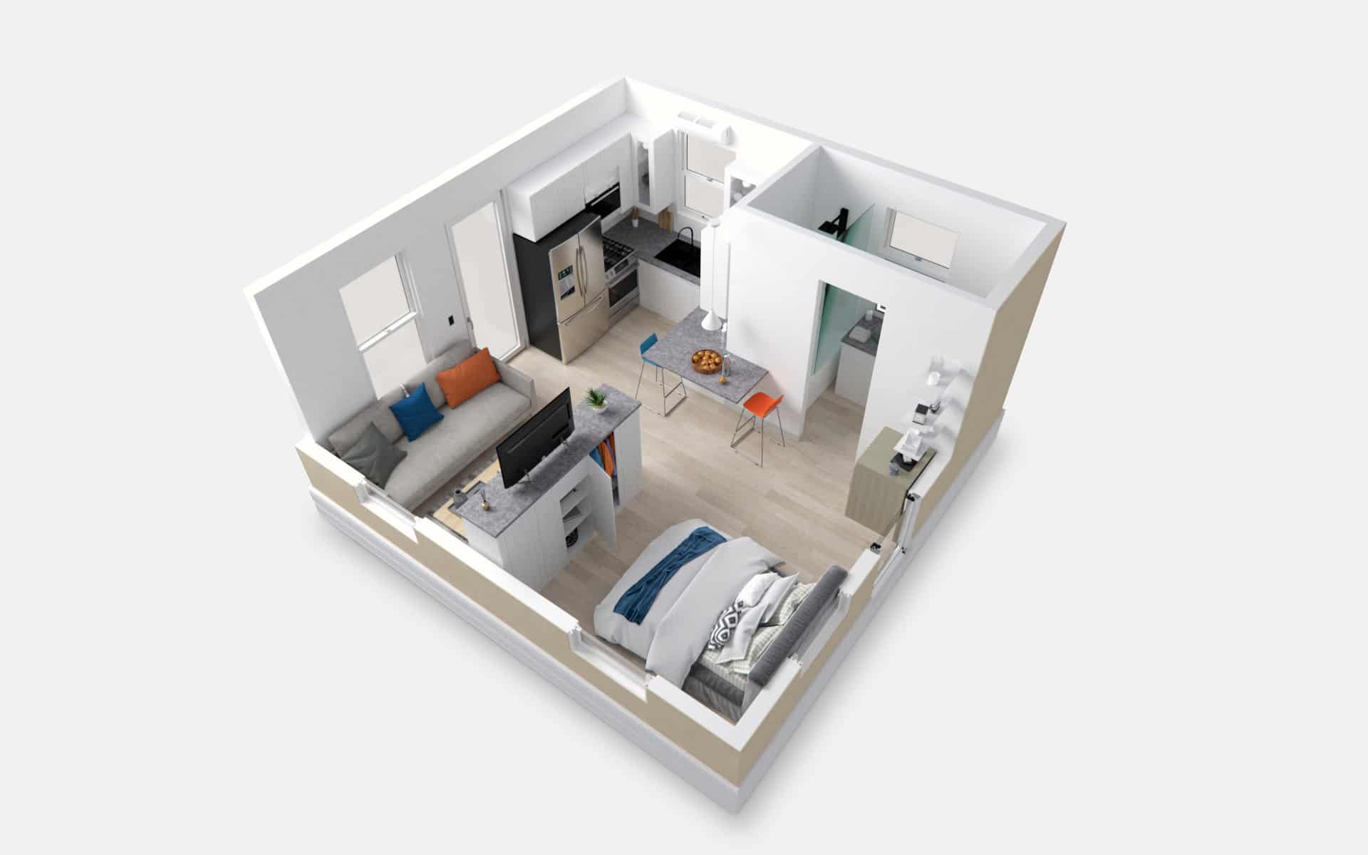 Elon Musk Boxabl Casita Prefab Tiny House $50,000