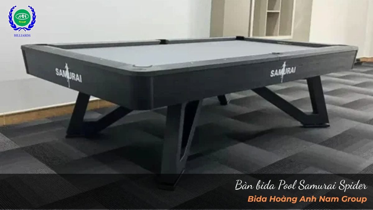 Bàn bida Pool Samurai Spider