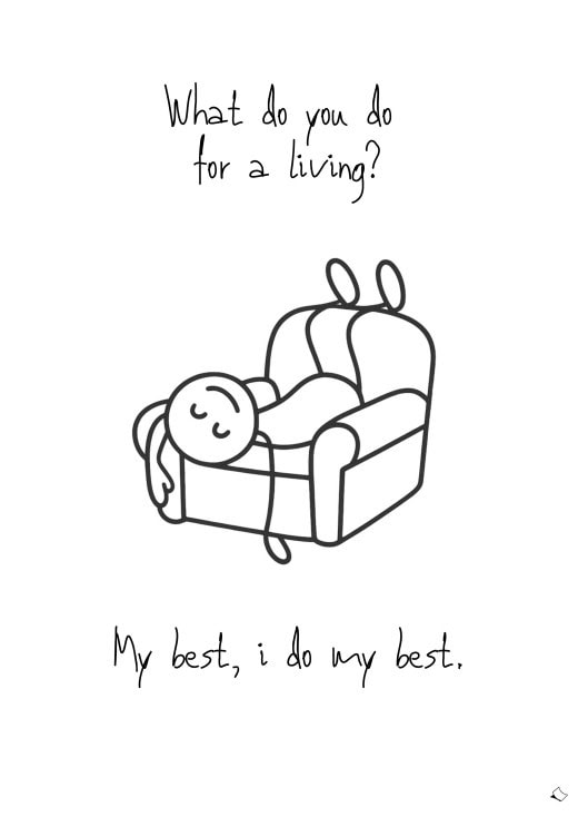 funny wall art with quote i do my best